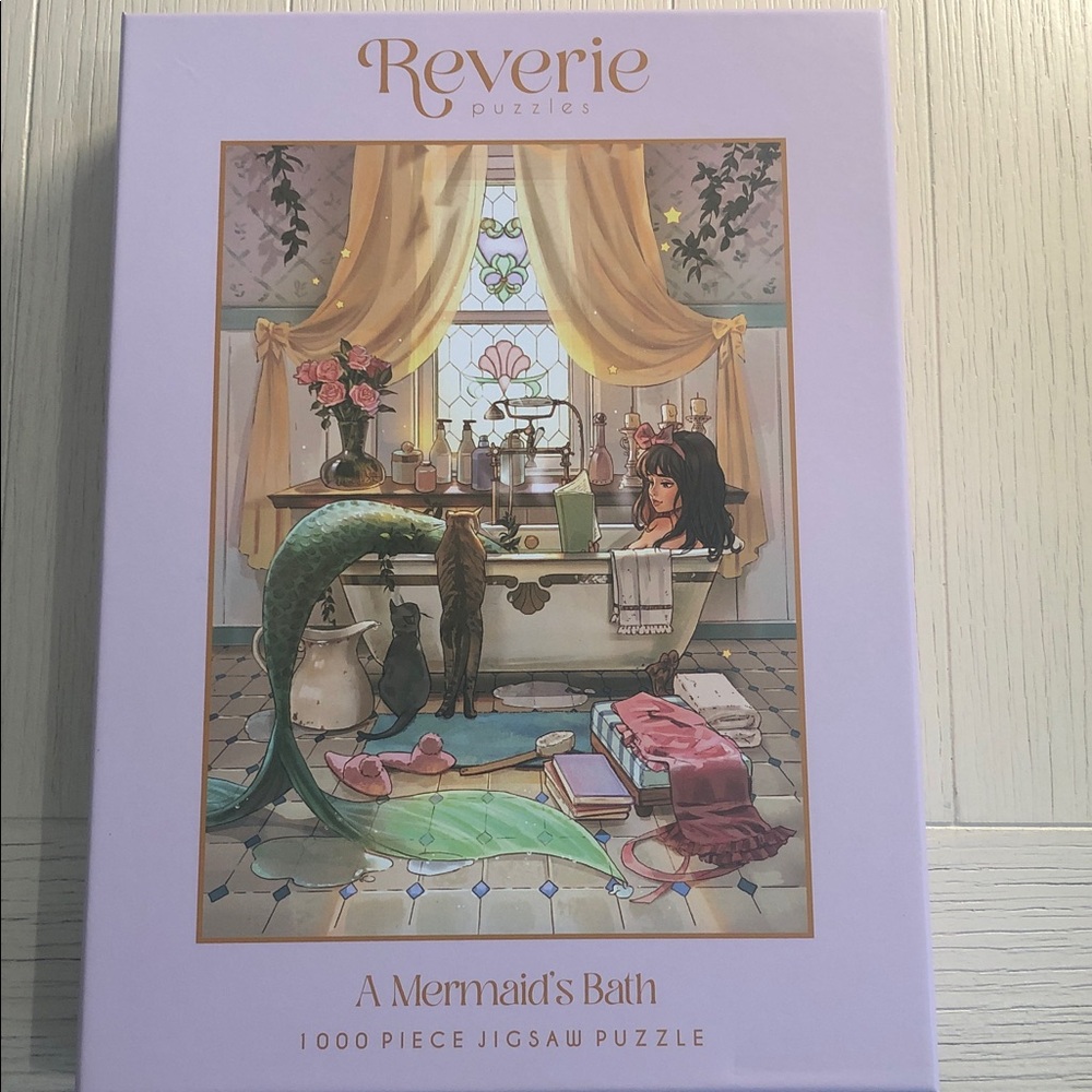 A Mermaid’s Bath Reverie 1000 piece puzzle